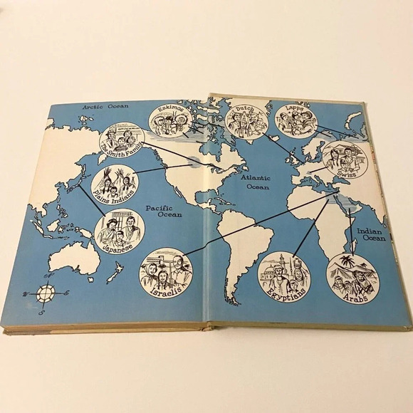 Vintage 1962 The Little World  on Maple Street Book Ex Library Book Hardcover - Picture 11 of 14